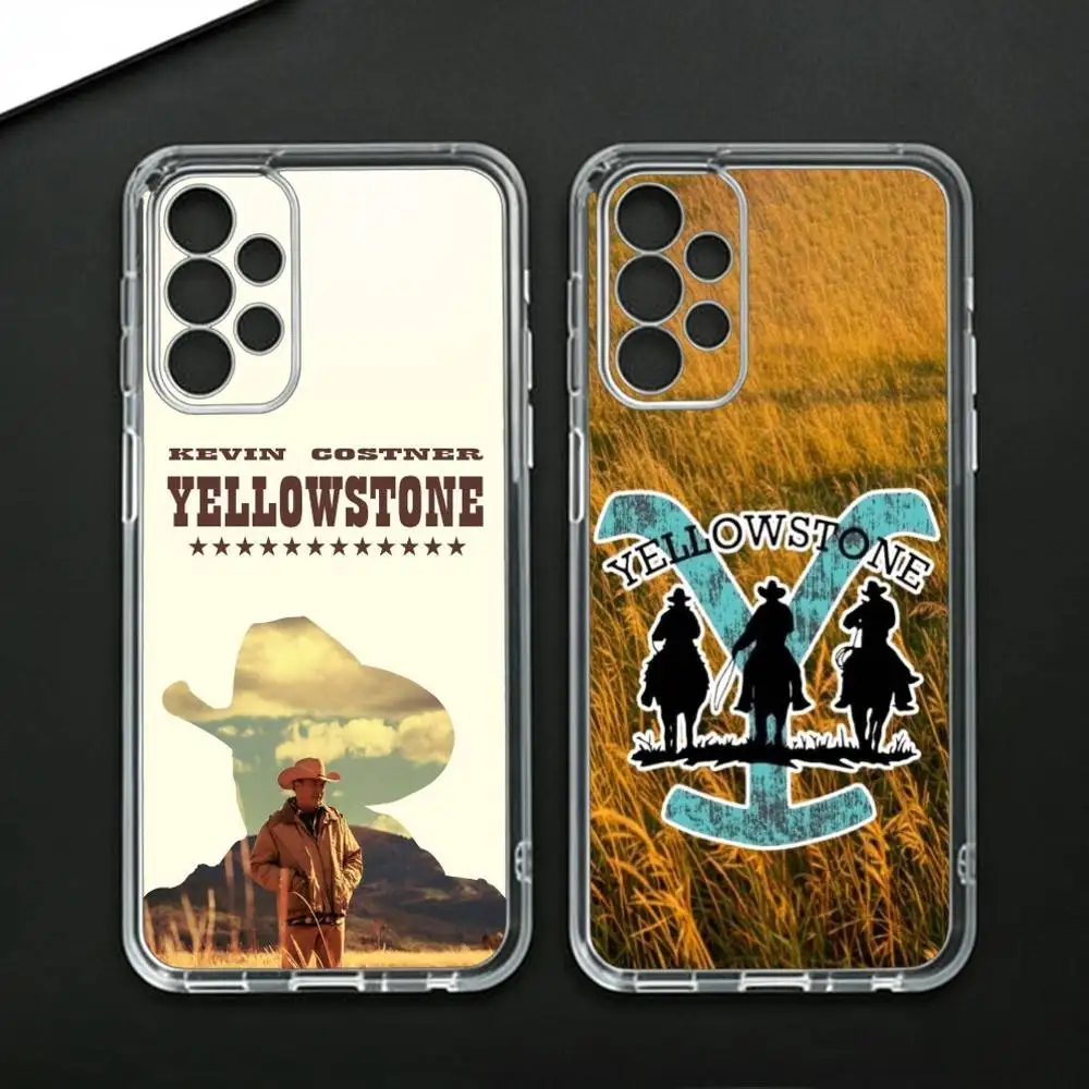 TV S-Series Y-Yellowstone   Phone Case For Samsung Galaxy A71,A70,A52,A51,A40,A30 Transparent Cover
