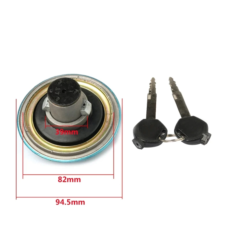 Motorcycle Main Switch Steering Lock For Honda CB125 ACE CB CG XL 125 KYY CB125F Electric Start Switch Tank Cap Key Assy