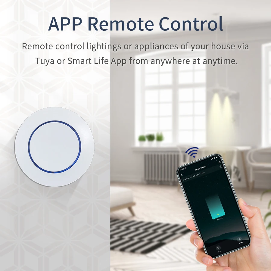 Smart WiFi Switch Tuya 433MHz telecomando Wireless interruttore luce relè Controller controllo vocale funziona con Alexa Google Home