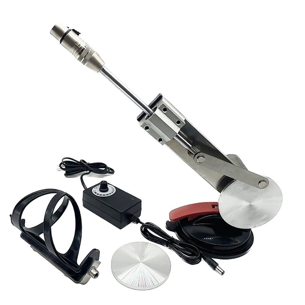 24V Mini Telescopic Linear Actuator 3XLR Connector Suction Cup 65mm Stroke Reciprocating Mechanism Motor with Big Base