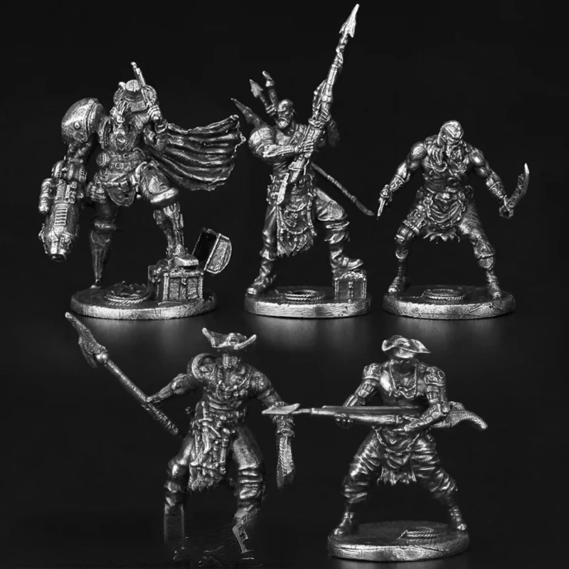 Czysta miedź lutownica Mariner wojownik metalowa zbroja samuraj statuetka figurki żołnierze figurki Model statua zabawki dekoracyjne