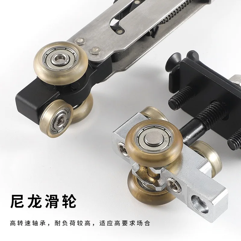 Невидимые дверные подвесные направляющие для спальни, аксессуары для подвесных колес для раздвижных раздвижных дверей