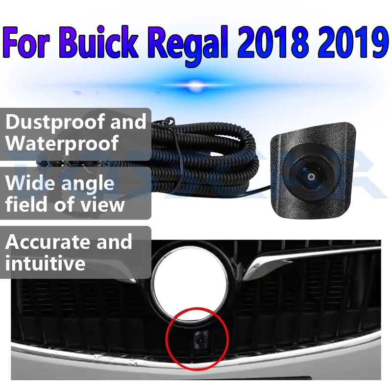 For Buick Regal 2018 2019 Car Front View Camera AHD 150° Fisheye HD 1080P Night Vision Waterproof OEM Auto Front Monitor