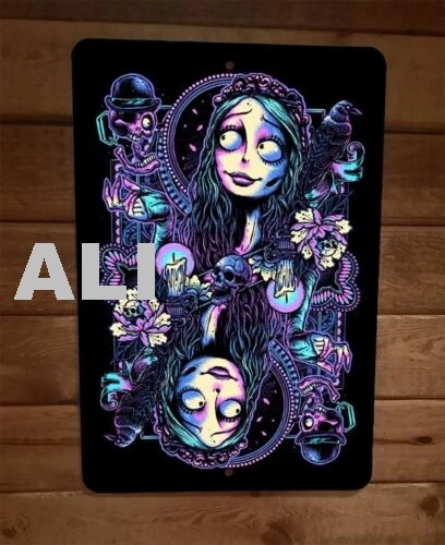 The Dark Fantasy Bride 8x12 Metal Wall Sign Poster Corpse of Emily sign