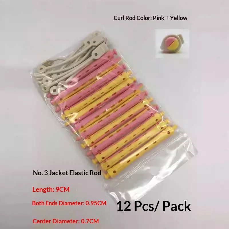Salon Rubber Band Hair Rollers Set, DIY Styling Tools