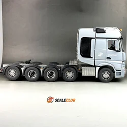 Scaleclub Model 1/14 Dla Benz 10X10 Ciężkie holowanie Dla Oka SLT Duża ciężarówka transportowa Dla Tamiya Lesu Rc Przyczepa Wywrotka