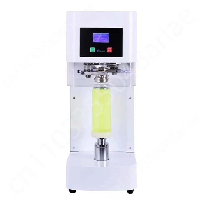 Commercial Automatic Tin Can Sealing Machine Soda Sealer Cup Body Rotation Aluminum Beer Bottles PET Jar Cans Seamers 110V/220V