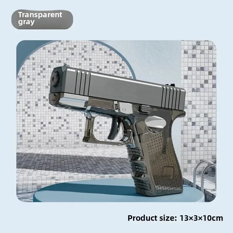 Heißer Mini Desert Eagle Mechanische Kontinuierliche Abfeuung Wasser Pistole Kleine Pistole Sommer Outdoor Strand Schlechte Spielzeug Schießen Wasser Pistole für Kinder – Detail 6