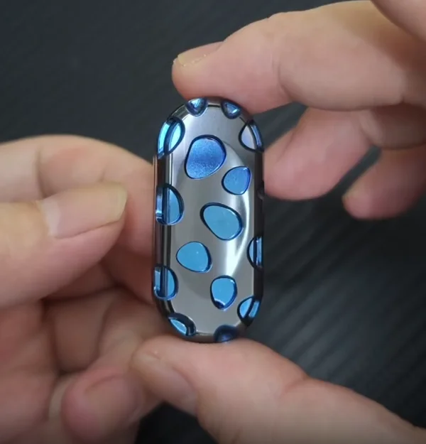 Used EDC Metal Toys DZ Zirconium Alloy Fidget Slider Decompression Toy