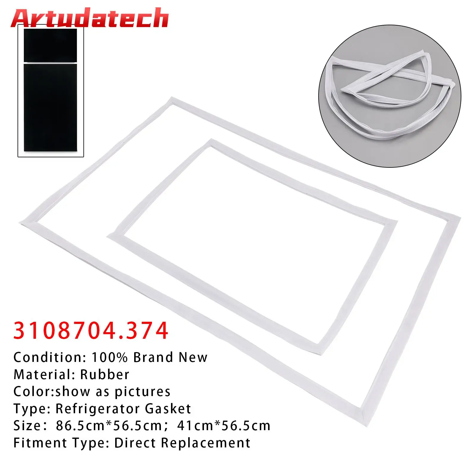 

Artudatech Refrigerator Gasket Kits 3108704.374 For Dometic RM2652 DM2652 AND RM2663