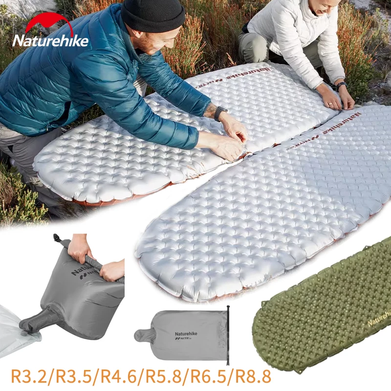

Naturehike Tuye Series Ultralight Inflatable Mat High R-value Air Cushion Square/ Mummy For Outdoor Camping Hiking Sleeping Pad