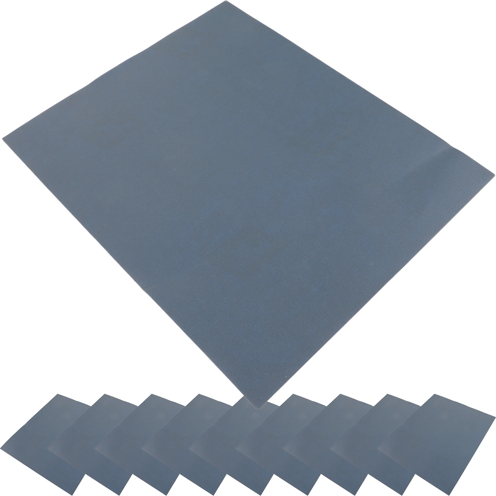 

10pcs Bird Wear-Resistant Parrot Sandpaper Pet Cage Paper Liner Blue 800 Grit Lightweight Wear Resistant Cage Mat Liner Pet
