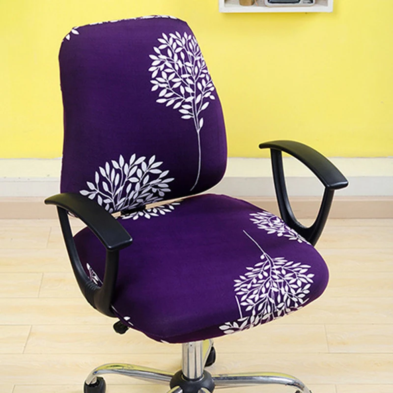 Four Season Universal Lift Chair Split Swivel Chair Cover Office Chair Seat Cover Home Computer Chair Backrest Cover Seat Cover