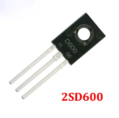 10/20Pcs 2SD600 D600 DIP Transistor TO-126 Type NPN Bipolar Amplifier Transistor 100V/2A