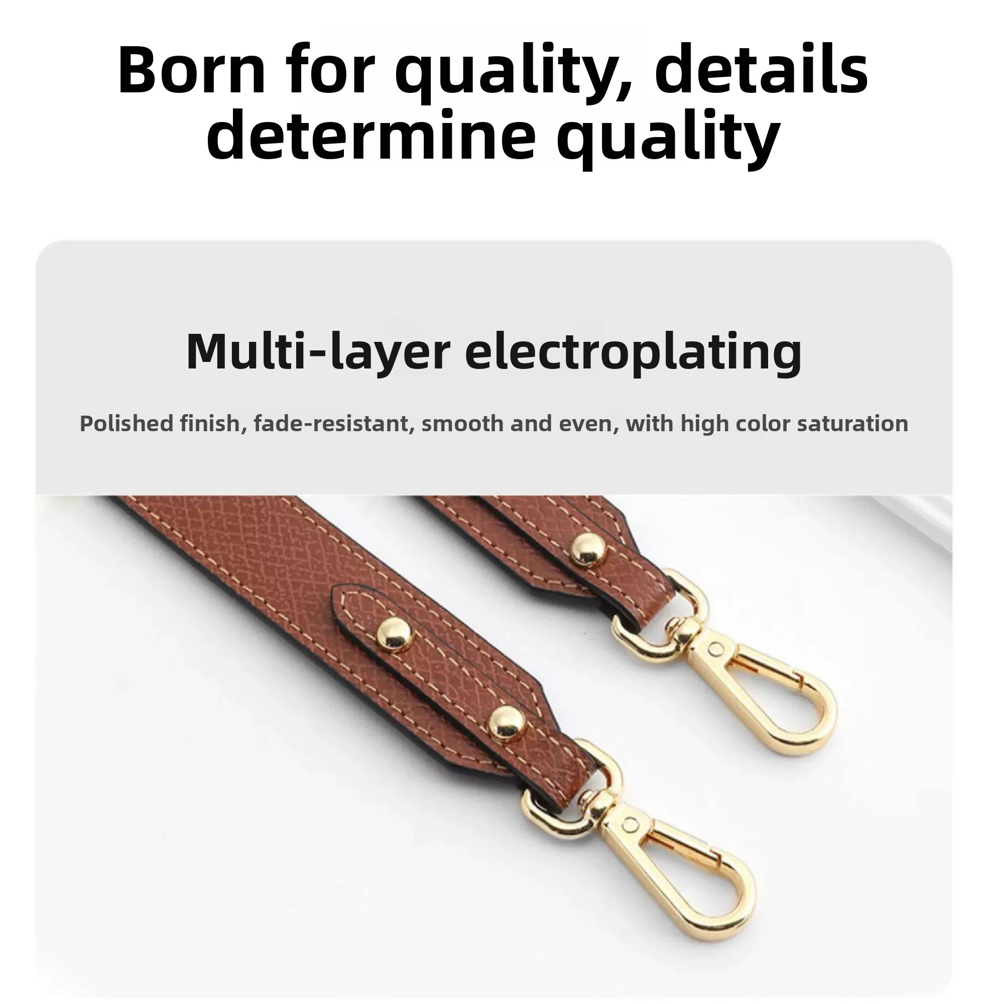 Leather Bag Shoulder Strap for Longchamp S Durable Leather Bag Strap Conversion Kit for Women Crossbody Bags