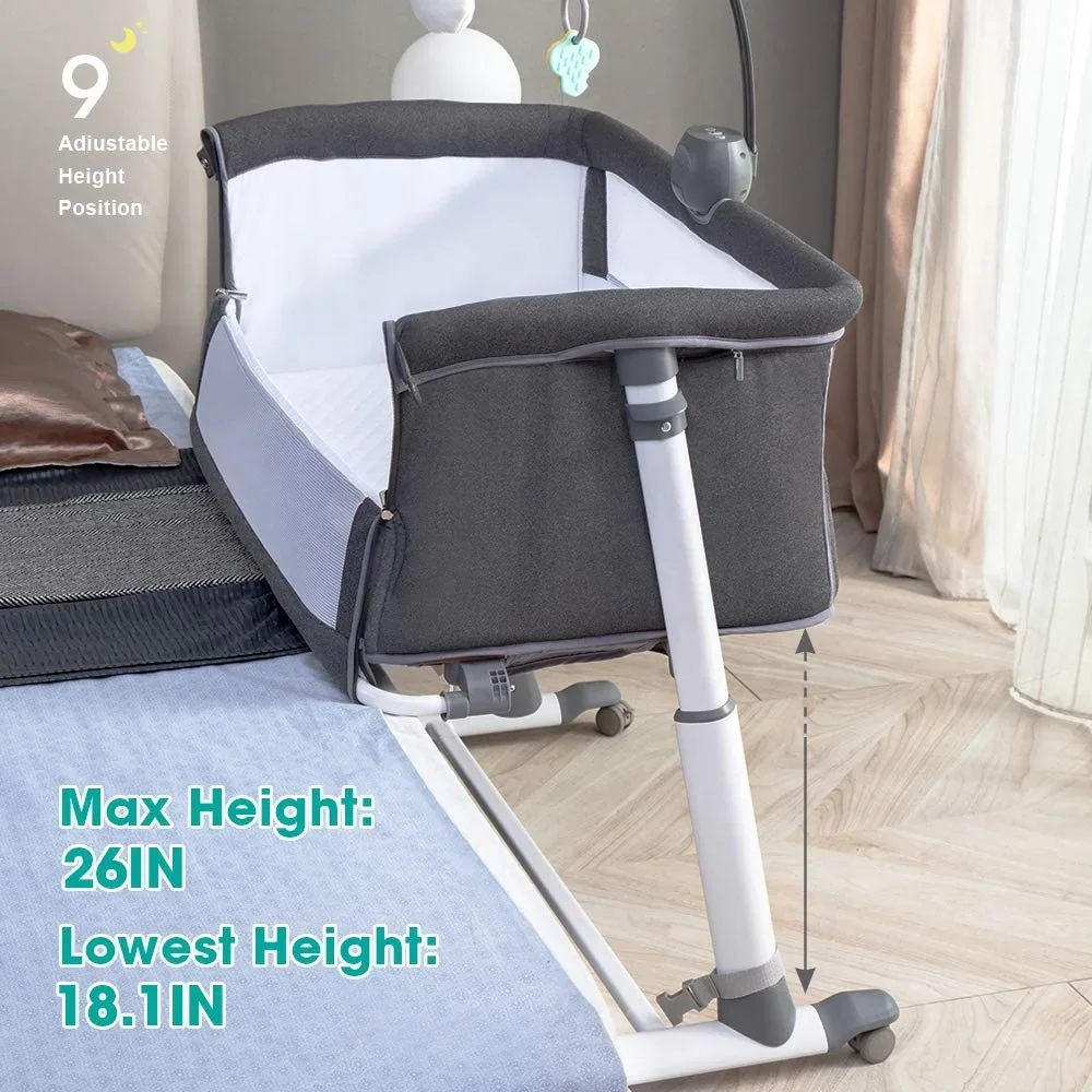 Bedside Baby Sleeping Bed for New Born, 0-6 Months