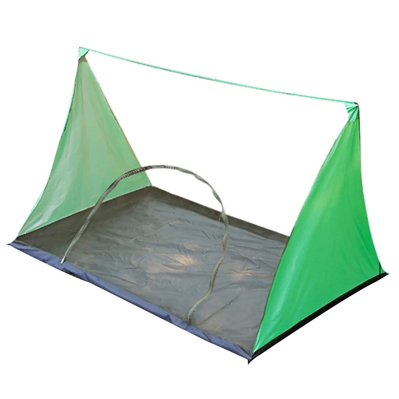 2 People Water Resistance Outdoor Camping Mosquito Hiking Rodless Tent Portable Anti-Insect Tent(Green)