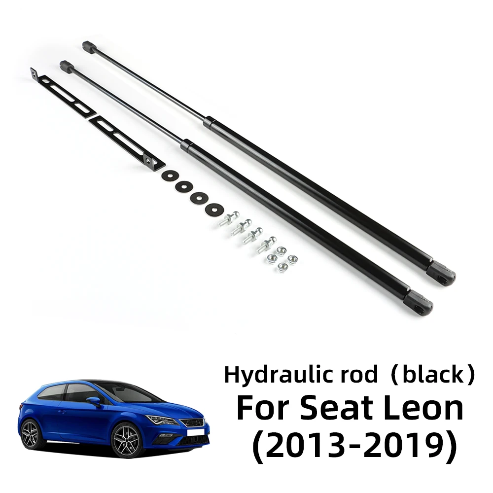 

Стойки капота для Seat Leon MK3 5F 2013 2014 2015 2016 2017 2018 2019 Амортизаторы переднего капота Модифицированные подъемные опоры газовых пружин