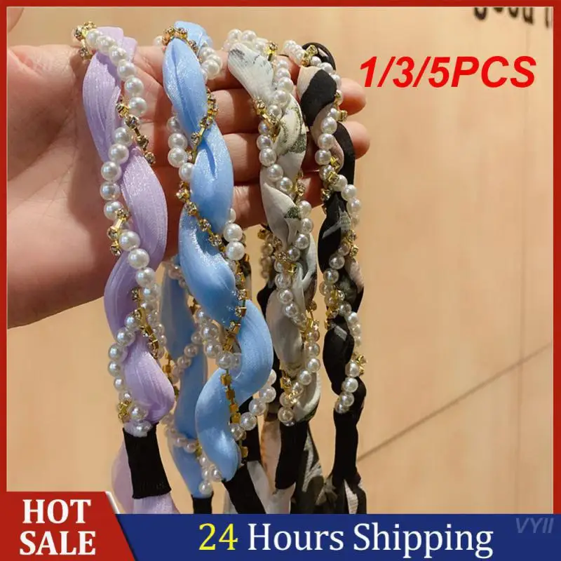 1/3/5PCS Hair Band Delicate Touch Fashionable Clown Womens Elegant Earrings And Tassel Hair Hoops Hairband Headband