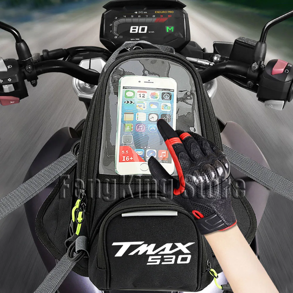 

New Motorcycle Fuel Bag Mobile Phone Navigation Tank For YAMAHA T-MAX TMAX 530 T max 530 T-Max530