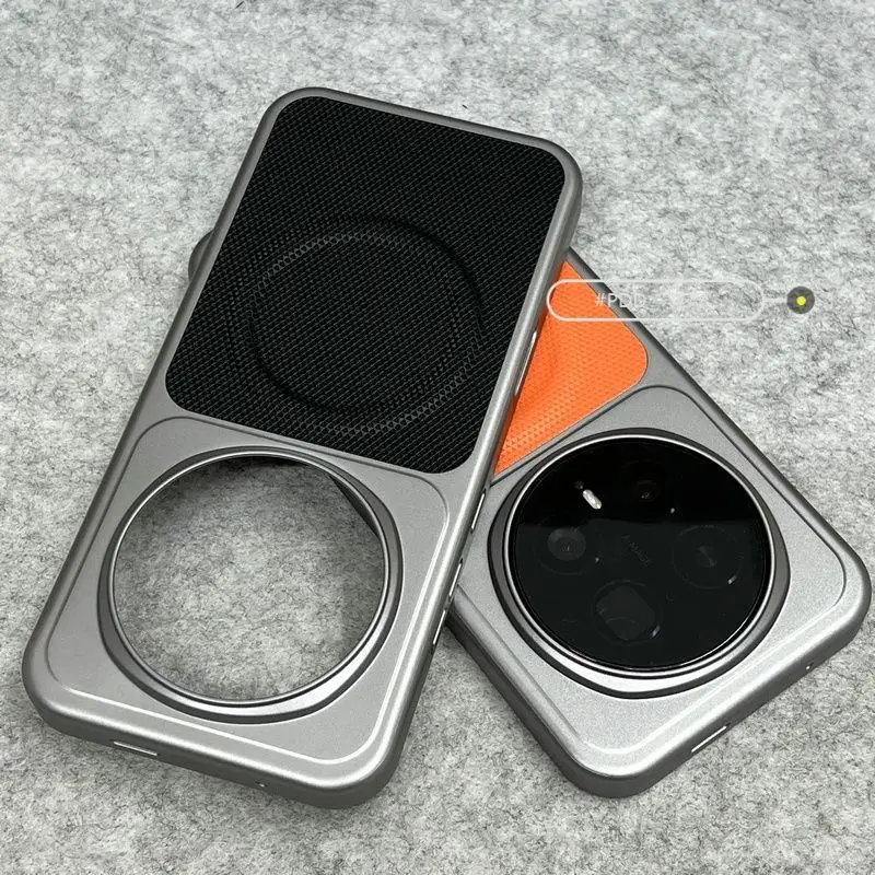 Magnetische Hülle für Honor Magic 8 Pro Hülle für MagSafe Grid PU-Leder-Muster, galvanisierte PC-Hartschale, staubdichter Bumper – Detail 1