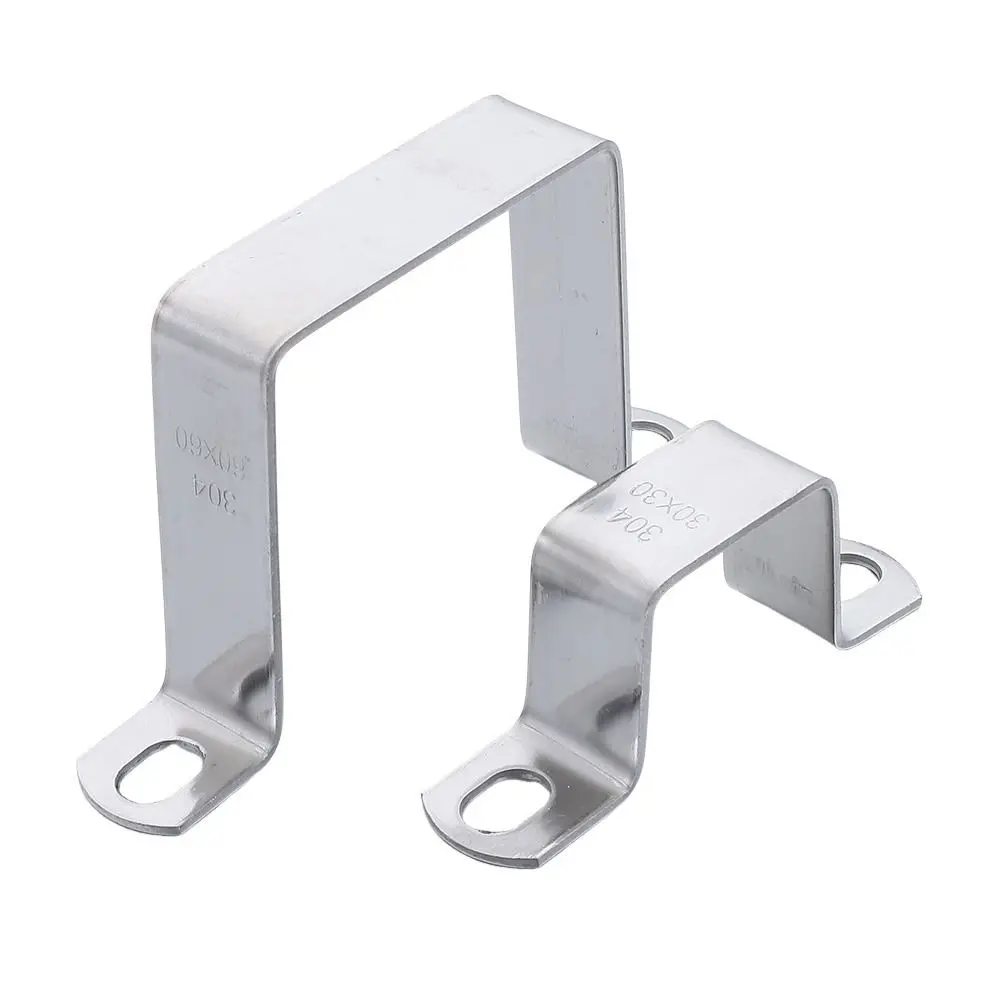 Saddle Clip Horseback Hose Clamp M-shaped U-shaped Square Rectangle Fastening Buckles Ohm Tube Card Plumbing Tightening