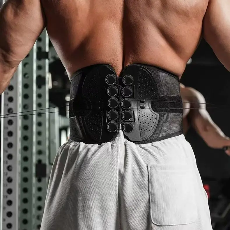 

Adjustable Lumbar Support Waistband Breathable Mesh Drawstring Waist Protection S-XXL for Back Pain Relief Adjustable Spinal