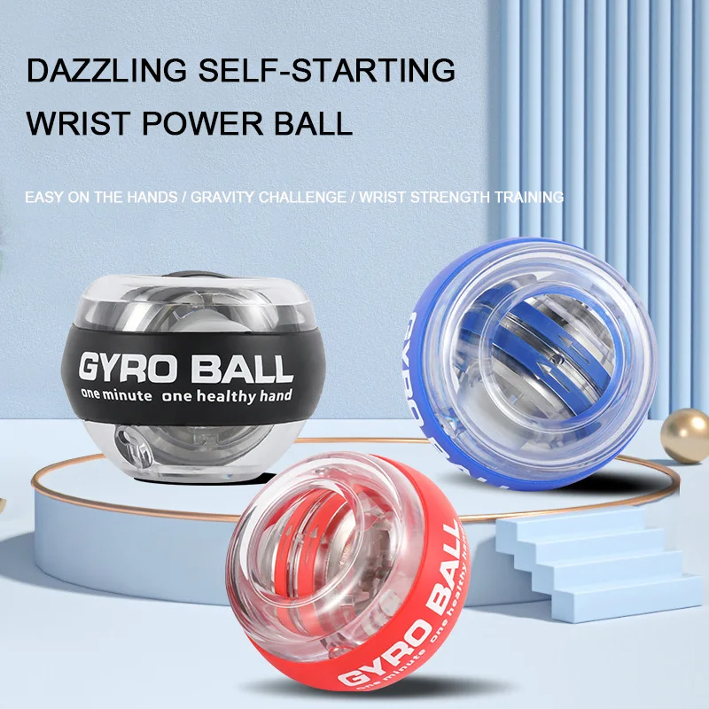 Xiaomi Gyroscopic Power balls Autostart Range 5 Led Gym Forearm Gyro Power Wrist Ball With Counter Arm Hand Muscle Force Trainer