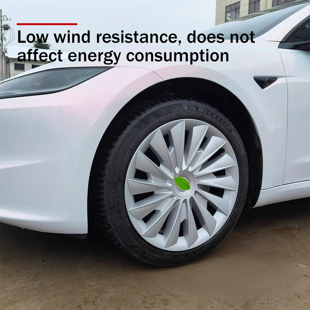 

4pcs/set For Tesla Model 3 Highland 18inch Wheel Cover 2025-2024 & For Model Y 2024-2020 19inch Hubcaps Automobile Accessories