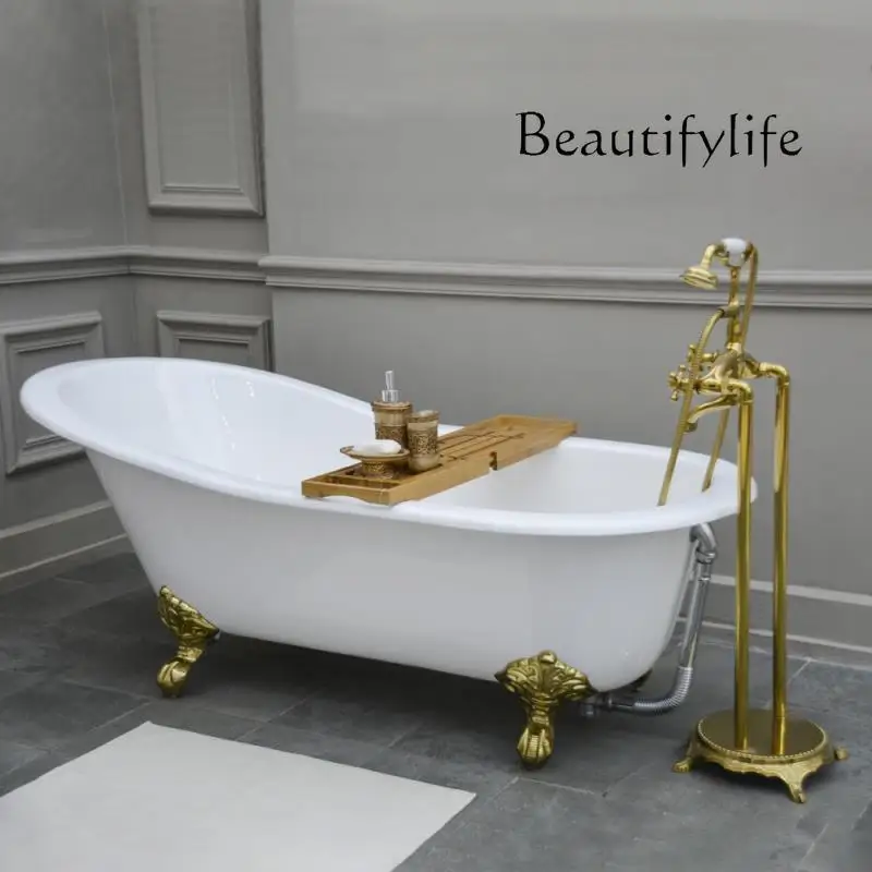 

Bathroom Independent Cast Iron Enamel European Retro American Designer Premium Bathroom