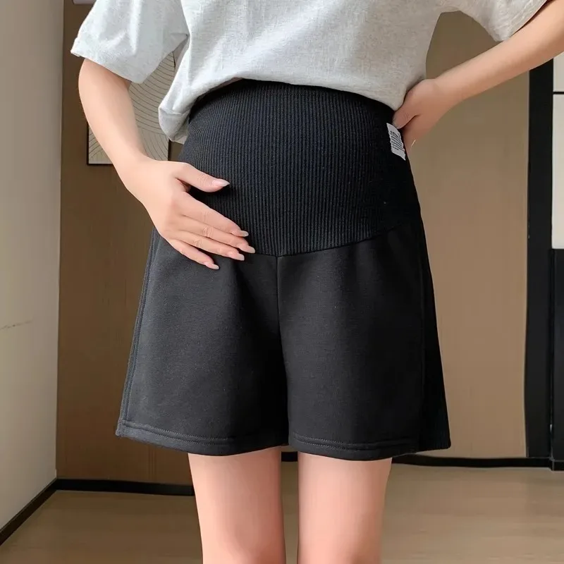 

2026 New Summer Adjustable Plus Size Maternity Pants Pregnant Women Shorts Ladies Loose Capri Clothing