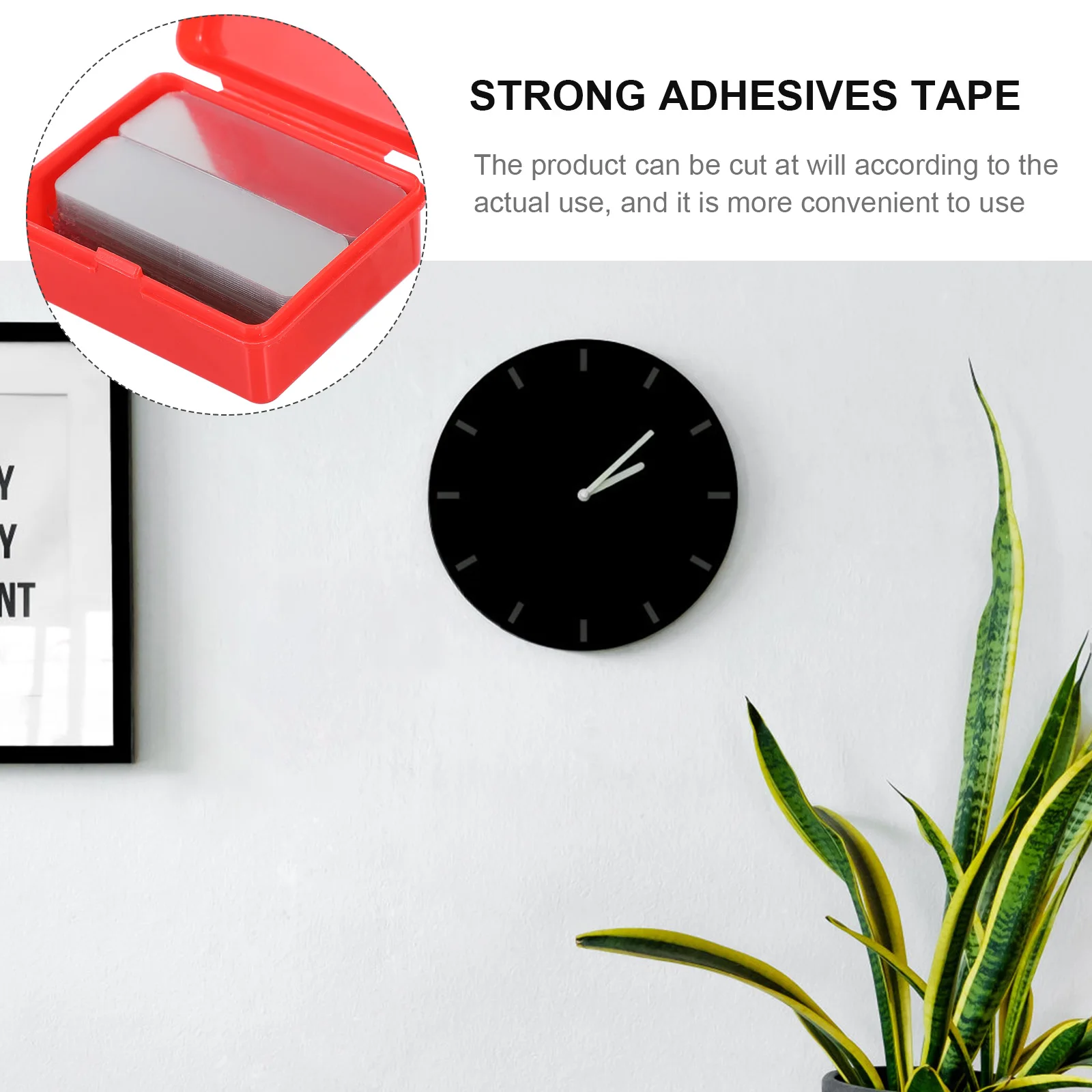 

120pcs Double Sided Tape Non Marking Strong Adhesives Wedding Car House Decor Traceless Cuttable Spring Festival Couplets