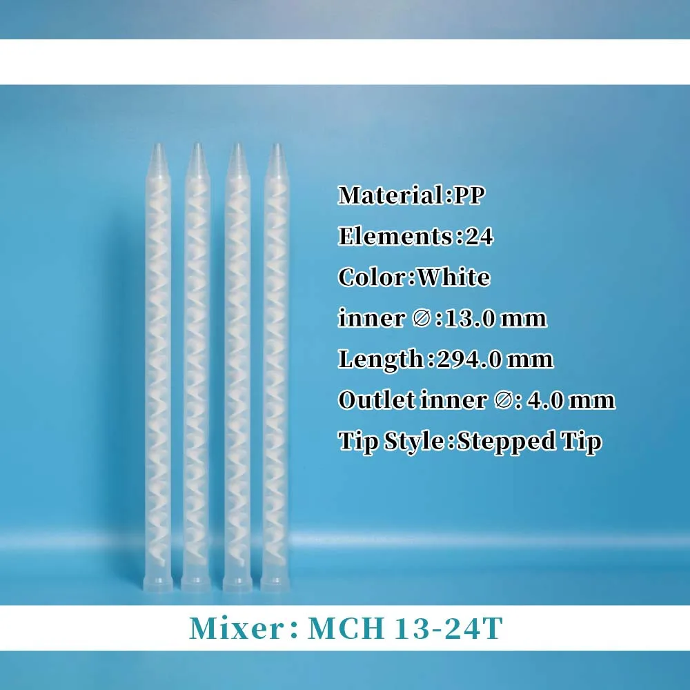 

MCH 13-24T static mixer tip disposable glue mixing nozzle for two-component cartridge 50pcs