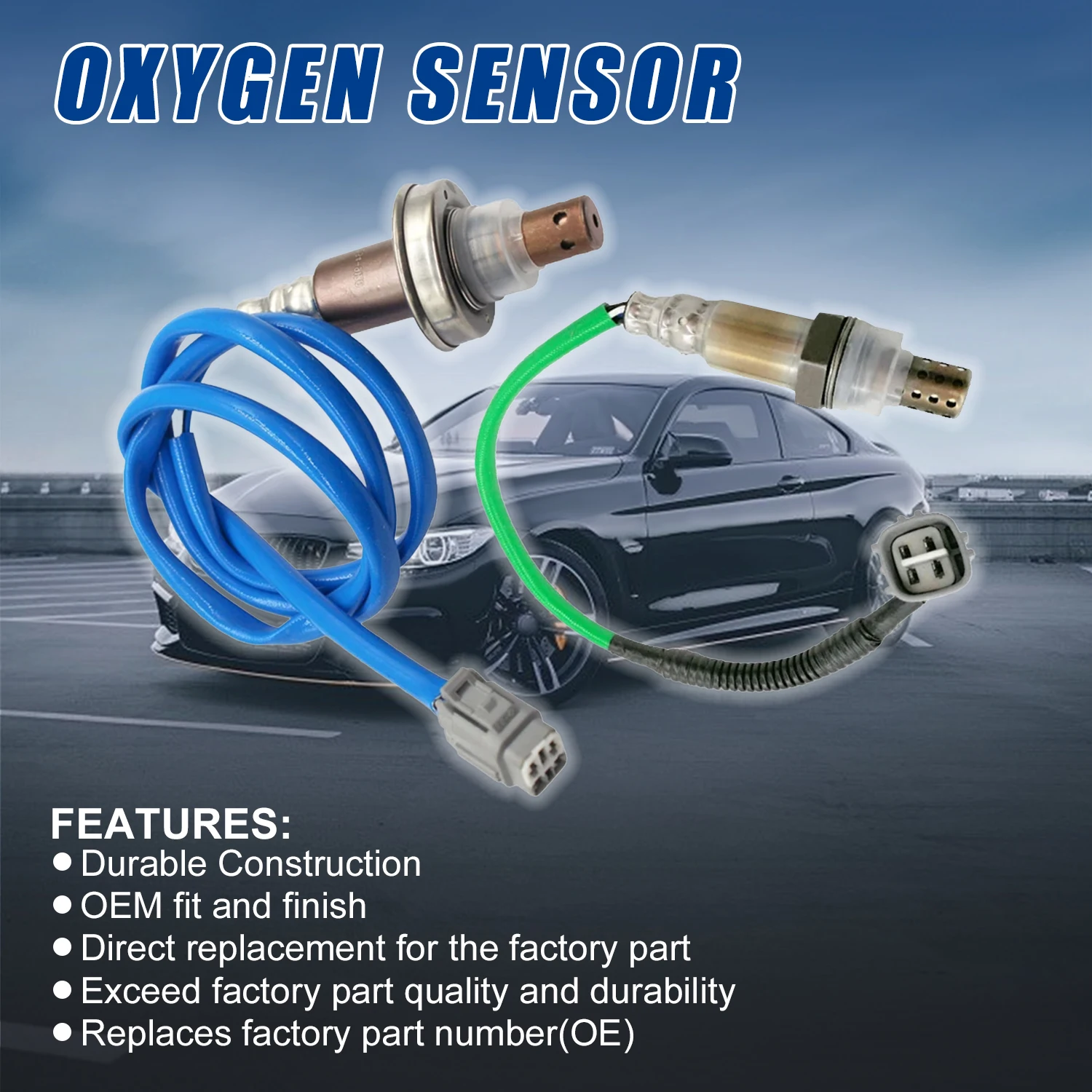 Upstream+Downstream Oxygen O2 Sensor 22641-AA211 22690-AA900 234-9120 234-4195 For Subaru Forester 2009-2010 Impreza 2008 2.5L