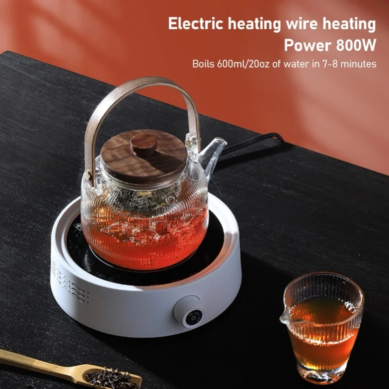800W Electric Ceramic Stove Multifunctional Hot Plate for Boiling Water Making Tea Coffee Portable Countertop Cooker - view 2