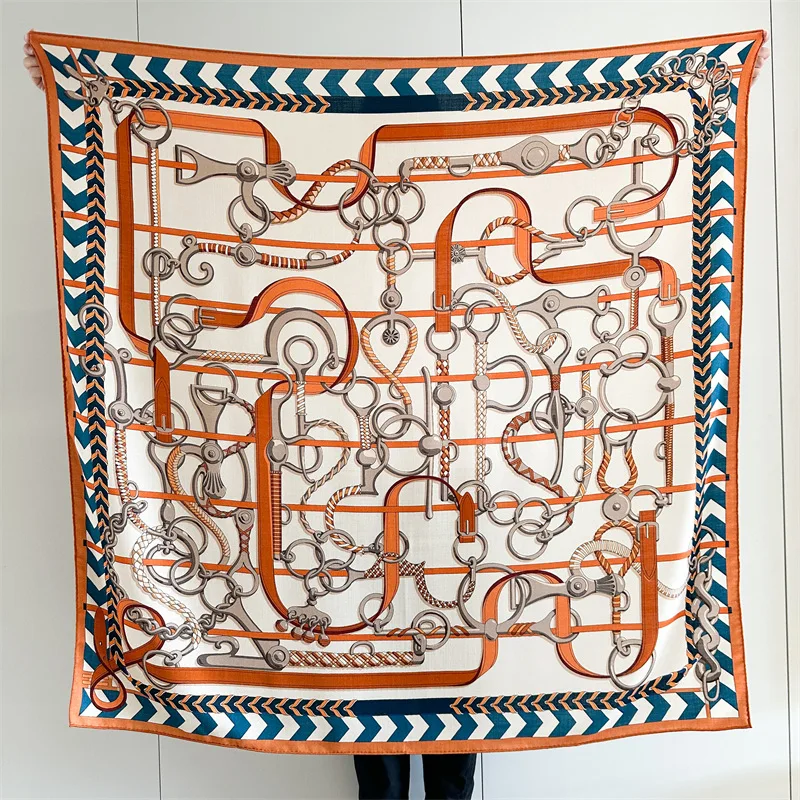 

Зимний теплый шарф 135 см, роскошные дизайнерские шали, ручной скрученный хиджаб, женская одежда на голову, аксессуары для влюбленных, мам, Рождественский подарок