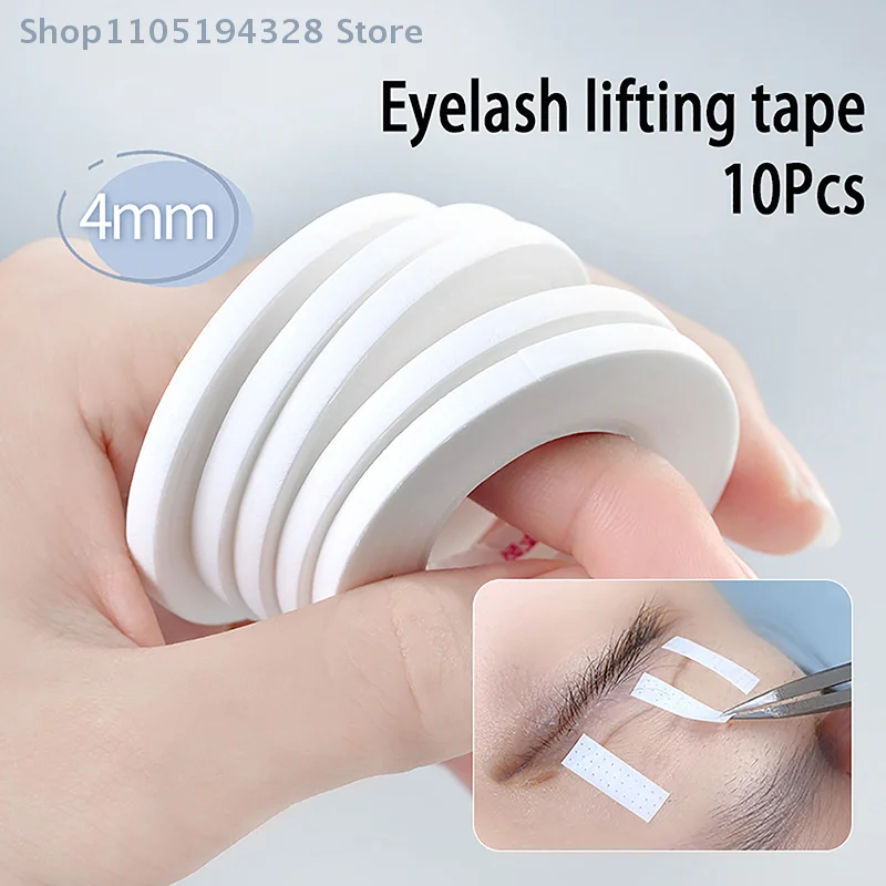 [MP] 10 ロール 4 ミリメートルまつげエクステンションテープアイメイクツールマイクロポアまつげエクステンションテーププロフェッショナルまつげ用品アクセサリー