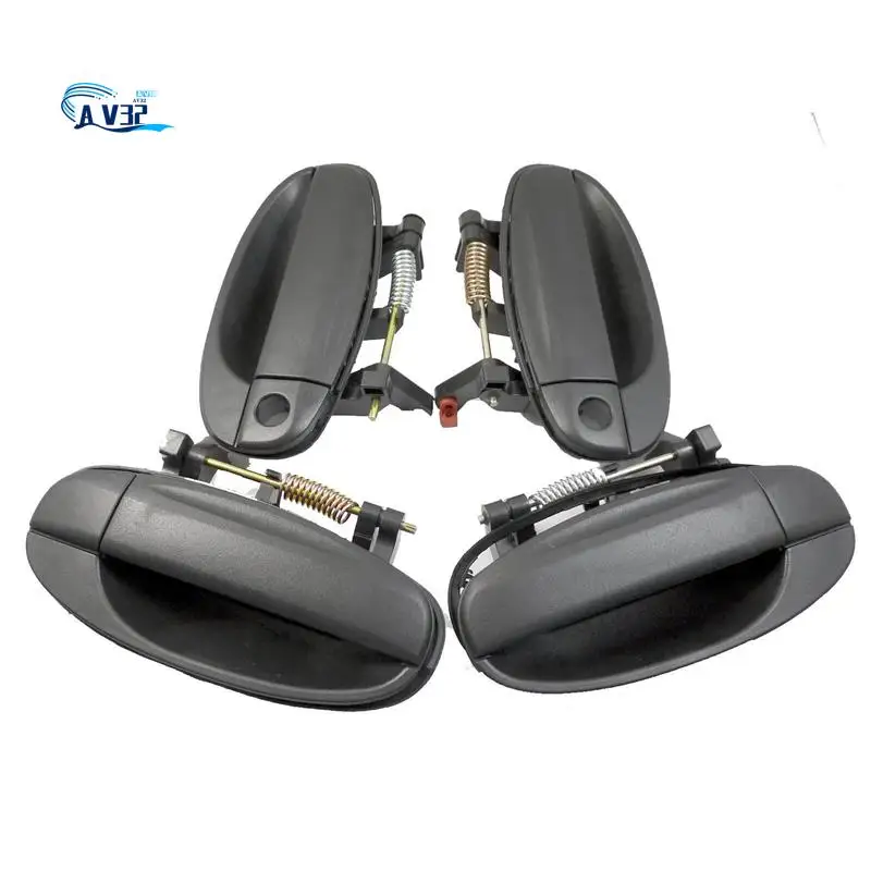 

AV32-4PCS Front Rear Outside Exterior Door Handle Set For Aveo Aveo5 2004-2011 Pontiac G3 09-10 96541631 96541632