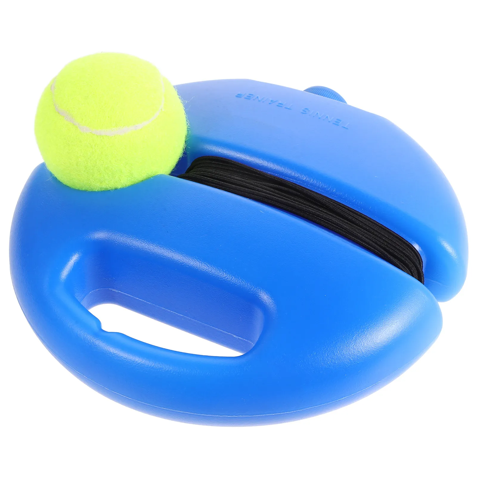 

1Set Tennis Training Aid Portable Trainer Set Blue Self-Practice Equipment with Wear-Resistant Base for Beginner Intermediate
