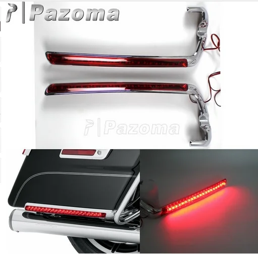 Saddlebag Side Box Light Strip for Harley Touring Road King FLHR Electra Street Glide FLHX FLHTK 2014-2019