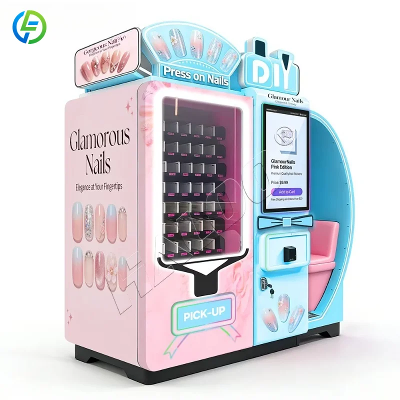 Customized Manufacturer Automatic Beauty Vending Machine DIY Finger Nails Printer Vending Machine