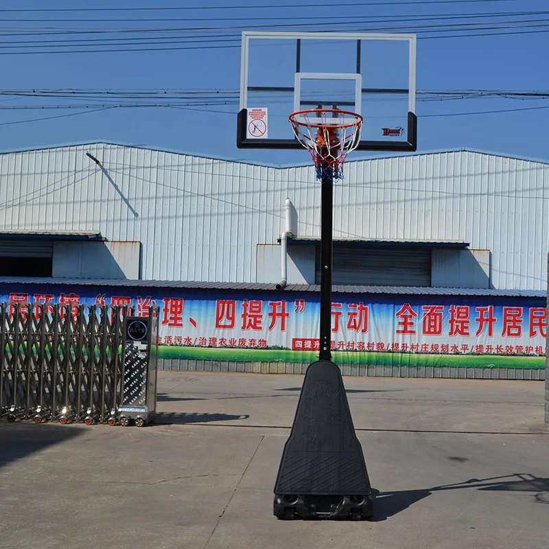 Indoor Outdoor Portable Basketball Hoop Stand With Rim And Nylon Net