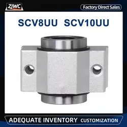 1PC Ball Bearing Rodamientos SCV10UU SC8VUU SCV8UU SCV8 SCV10 Linear Bearing Block Diy Slide Units Cnc Router