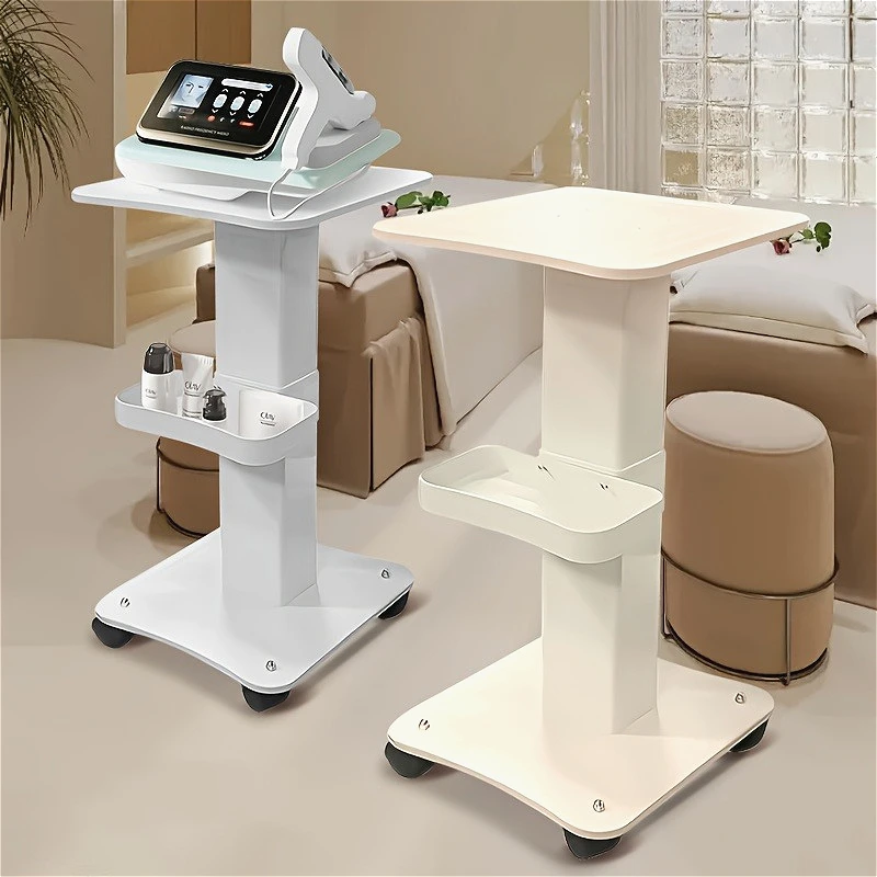 다기능 뷰티 카트 – 고품질 목재 및 금속, 조용한 유니버설 휠, 88.18파운드 용량, 살롱 및 스파에 이상적