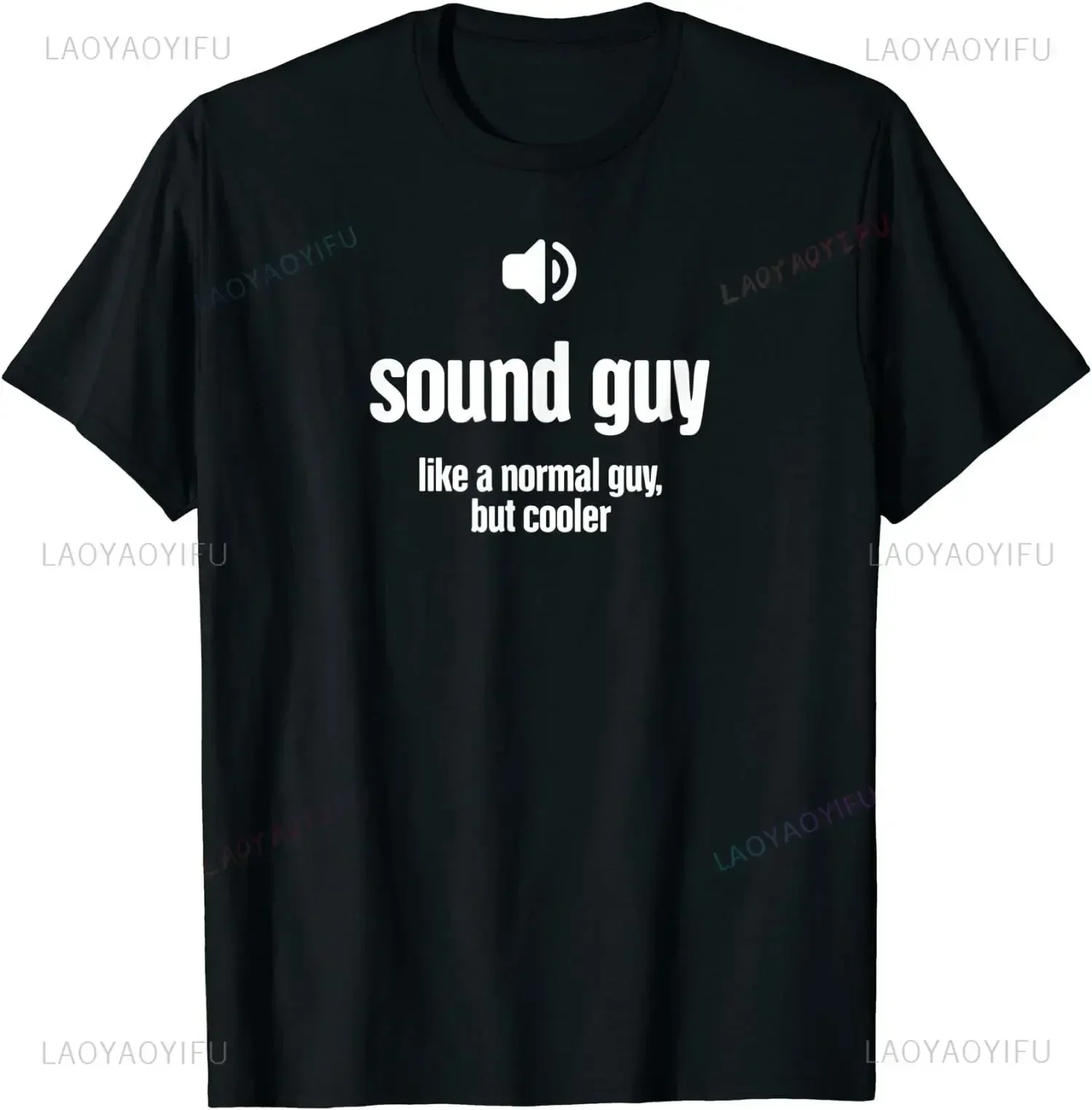 Cool Audio Engineer Funny Sound Guy O-Neck Summer Printed T Shirt Men Casual Short Sleeve Cotton Tees Tops Harajuku Streetwear