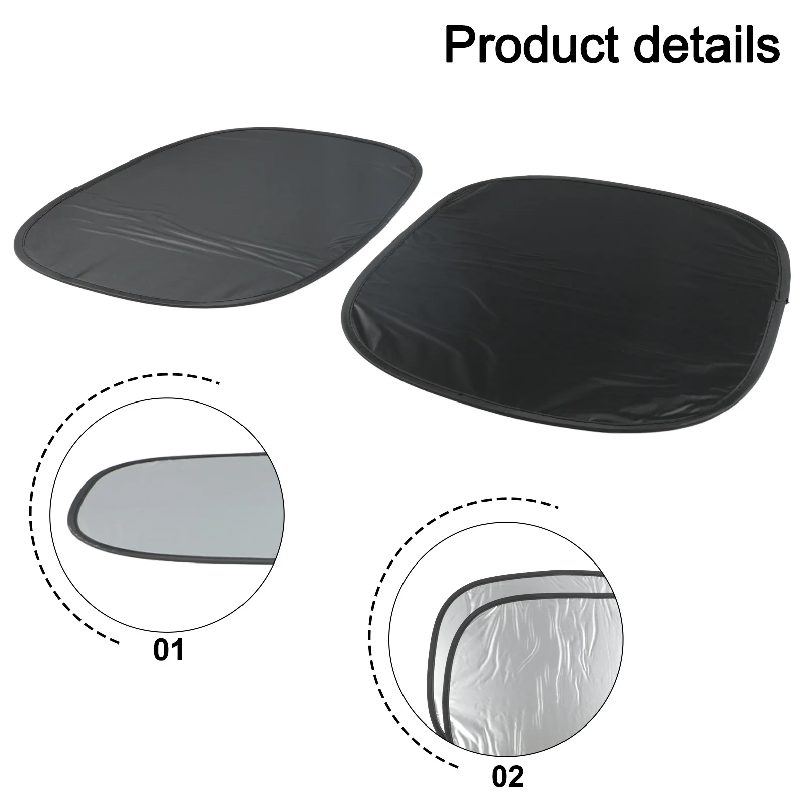 Four-Layer PET Sun Shade for Side of For Cars Enhances UV Protection and Minimizes Glare for Safer Passenger Experience