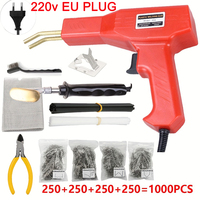 50W Plastic Welding Machine Kit - Hot Stapler, Soldering Iron Tools for Car Bumper Crack & Dent Repair, Hot Gun Equipment