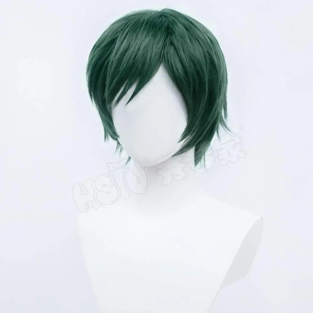 Short Green Cosplay Wig Anime Jujutsu Kaisen Cosplay Green Short Hair Heat Resistant Synthetic Hair Costume Party