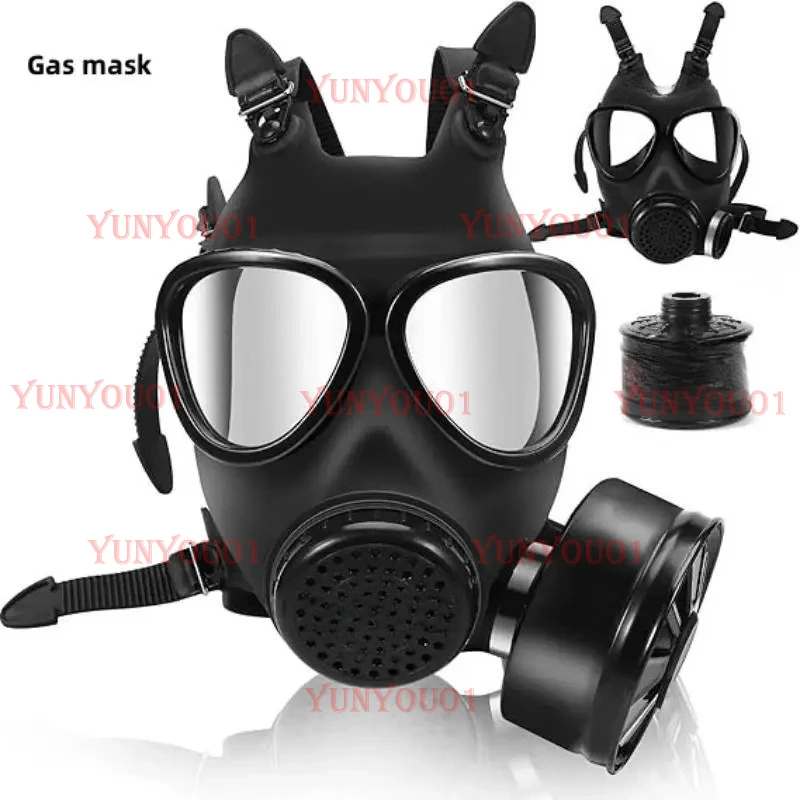 MF14 87 Type Gas Mask with Irritant Chemical Dust and Pollution Prevention, Full Face Gas Mask with Radiation Protection