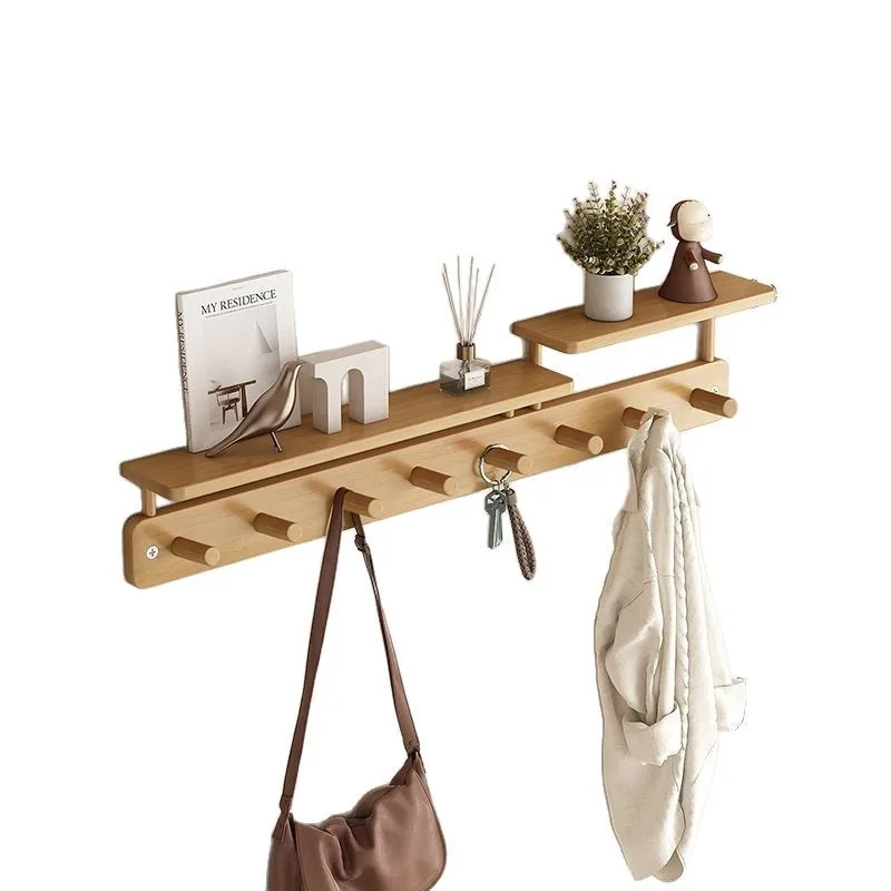 

Wall-mounted coat rack, entrance door, wall-mounted coat rack, bedroom clothes creative hook
